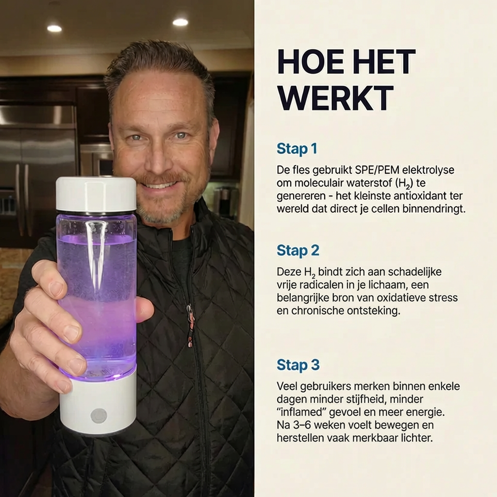 Hydrohealth™ Hydrogen Waterfles