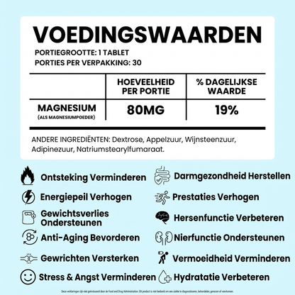 Hydrohealth™ Waterstof Tabletten