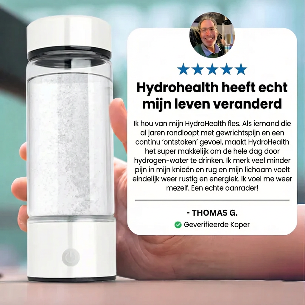 Hydrohealth™ Hydrogen Waterfles